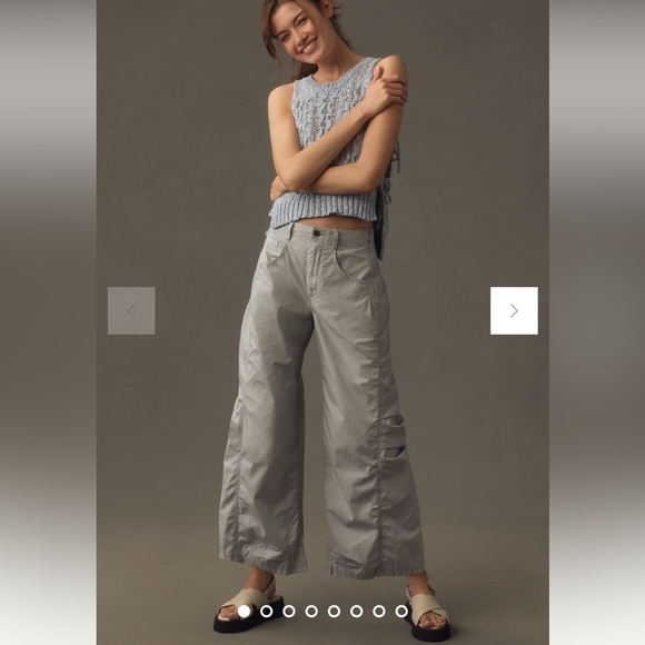 Anthropologie/ Pilcro Parachute Curve Barrel Pants - Picture 3 of 7